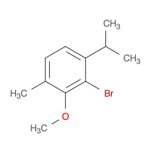 Benzene, 2-bromo-3-methoxy-4-methyl-1-(1-methylethyl)-