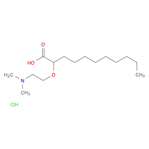 Undecanoic acid, 2-[2-(dimethylamino)ethoxy]-, hydrochloride