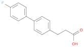 [1,1'-Biphenyl]-4-propanoicacid, 4'-fluoro-