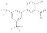[1,1'-Biphenyl]-3-carboxylicacid, 4-hydroxy-3',5'-bis(trifluoromethyl)-