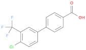 [1,1'-Biphenyl]-4-carboxylicacid, 4'-chloro-3'-(trifluoromethyl)-