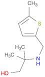 2-methyl-2-{[(5-methylthiophen-2-yl)methyl]amino}propan-1-ol