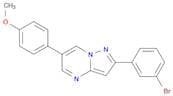 2-(3-Bromophenyl)-6-(4-methoxyphenyl)pyrazolo[1,5-a]pyrimidine