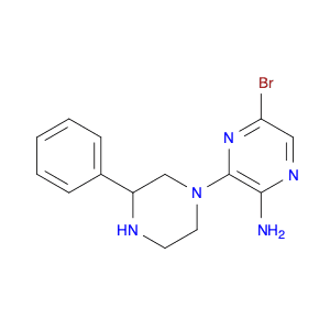 5-Bromo-3-(3-phenylpiperazin-1-yl)pyrazin-2-amine