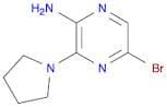 2-Amino-5-bromo-3-pyrrolidin-1-ylpyrazine