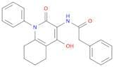 Benzeneacetamide,N-(1,2,5,6,7,8-hexahydro-4-hydroxy-2-oxo-1-phenyl-3-quinolinyl)-