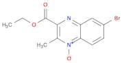 2-Quinoxalinecarboxylic acid, 7-bromo-3-methyl-, ethyl ester, 4-oxide