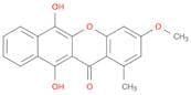 12H-Benzo[b]xanthen-12-one, 6,11-dihydroxy-3-methoxy-1-methyl-