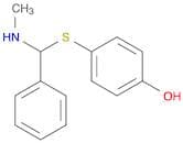 Phenol, 4-[[(methylamino)phenylmethyl]thio]-