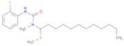 Urea, N'-(2-fluorophenyl)-N-methyl-N-[1-(methylthio)dodecyl]-