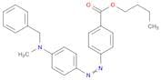Benzoic acid, 4-[[4-[methyl(phenylmethyl)amino]phenyl]azo]-, butyl ester