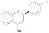 2H-1-Benzopyran-4-ol, 2-(4-chlorophenyl)-3,4-dihydro-, trans-