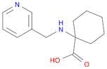 Cyclohexanecarboxylicacid, 1-[(3-pyridinylmethyl)amino]-