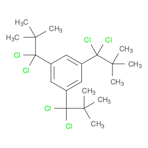 Benzene, 1,3,5-tris(1,1-dichloro-2,2-dimethylpropyl)-