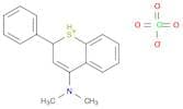 1-Benzothiopyrylium, 4-(dimethylamino)-2-phenyl-, perchlorate