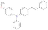 Benzenamine, 4-methoxy-N-phenyl-N-[4-(2-phenylethenyl)phenyl]-