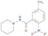 Benzamide, 5-methyl-2-nitro-N-1-piperidinyl-
