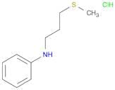 Benzenamine, N-[3-(methylthio)propyl]-, hydrochloride