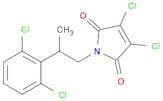 1H-Pyrrole-2,5-dione, 3,4-dichloro-1-[2-(2,6-dichlorophenyl)propyl]-