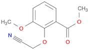 Benzoic acid, 2-(cyanomethoxy)-3-methoxy-, methyl ester