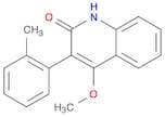 2(1H)-Quinolinone, 4-methoxy-3-(2-methylphenyl)-