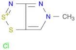 5H-Pyrazolo[3,4-d]-1,2,3-dithiazol-2-ium, 5-methyl-, chloride