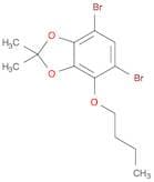 1,3-Benzodioxole, 5,7-dibromo-4-butoxy-2,2-dimethyl-