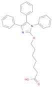 Heptanoic acid, 7-[(1,4,5-triphenyl-1H-imidazol-2-yl)oxy]-