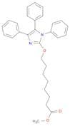 Octanoic acid, 8-[(1,4,5-triphenyl-1H-imidazol-2-yl)oxy]-, methyl ester