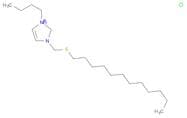 1H-Imidazolium, 1-butyl-3-[(dodecylthio)methyl]-, chloride