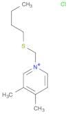 Pyridinium, 1-[(butylthio)methyl]-3,4-dimethyl-, chloride