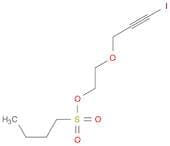 1-Butanesulfonic acid, 2-[(3-iodo-2-propynyl)oxy]ethyl ester