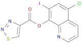 1,2,3-Thiadiazole-4-carboxylic acid, 5-chloro-7-iodo-8-quinolinyl ester