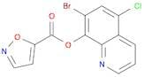 5-Isoxazolecarboxylic acid, 7-bromo-5-chloro-8-quinolinyl ester