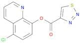 1,2,3-Thiadiazole-4-carboxylic acid, 5-chloro-8-quinolinyl ester