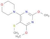 Morpholine, 4-[2,6-dimethoxy-5-(methylthio)-4-pyrimidinyl]-