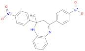1H-1,5-Benzodiazepine, 2,3-dihydro-2-methyl-2,4-bis(4-nitrophenyl)-