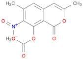 1H-2-Benzopyran-1-one, 8-(acetyloxy)-3,6-dimethyl-7-nitro-