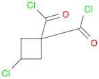 1,1-Cyclobutanedicarbonyl dichloride, 3-chloro-