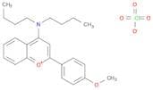 1-Benzopyrylium, 4-(dibutylamino)-2-(4-methoxyphenyl)-, perchlorate