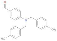 Benzaldehyde, 4-[bis[(4-methylphenyl)methyl]amino]-