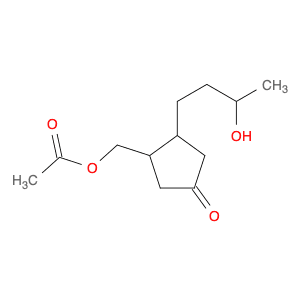 Cyclopentanone, 3-[(acetyloxy)methyl]-4-(3-hydroxybutyl)-