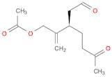 Heptanal, 3-[1-[(acetyloxy)methyl]ethenyl]-6-oxo-, (R)-