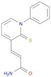 2-Propenamide, 3-(1,2-dihydro-1-phenyl-2-thioxo-3-pyridinyl)-, (E)-