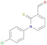 3-Pyridinecarboxaldehyde, 1-(4-chlorophenyl)-1,2-dihydro-2-thioxo-