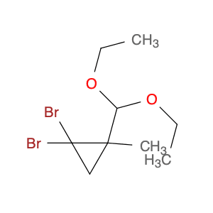 Cyclopropane, 1,1-dibromo-2-(diethoxymethyl)-2-methyl-