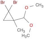 Cyclopropane, 1,1-dibromo-2-(dimethoxymethyl)-2-methyl-
