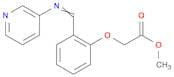 Acetic acid, [2-[(3-pyridinylimino)methyl]phenoxy]-, methyl ester