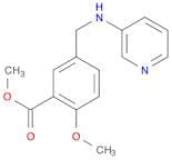 Benzoic acid, 2-methoxy-5-[(3-pyridinylamino)methyl]-, methyl ester