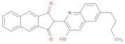 1H-Benz[f]indene-1,3(2H)-dione, 2-(6-butyl-3-hydroxy-2-quinolinyl)-